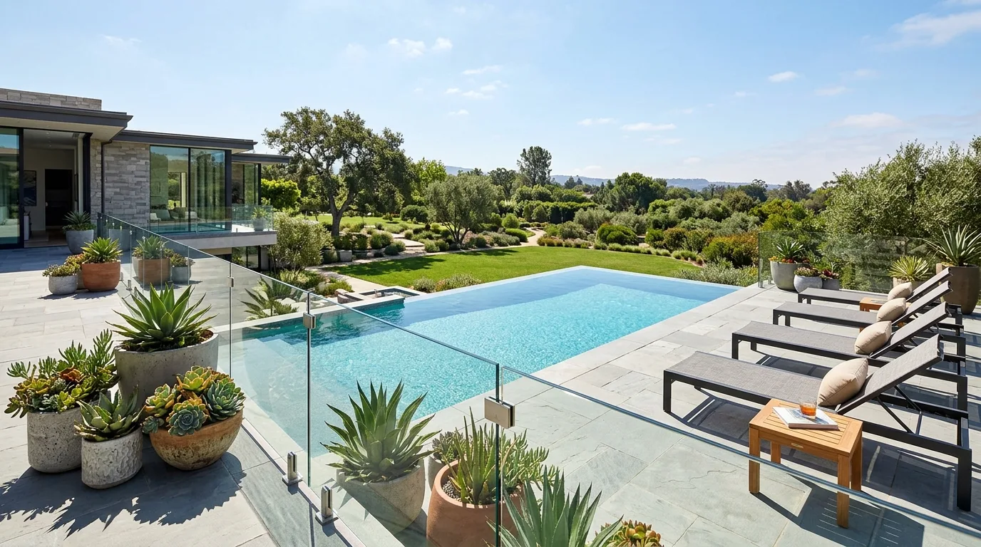 Casual Entertaining Deck Layout